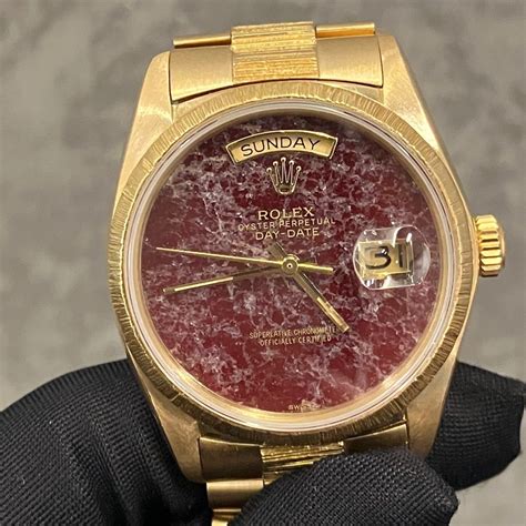 rolex rubellite dial.